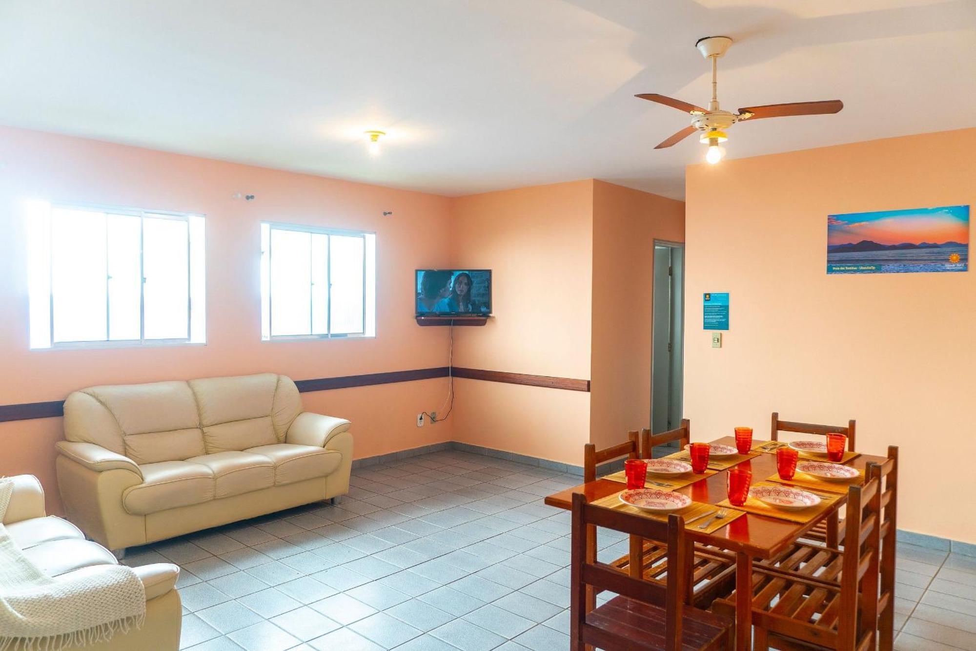 Apartamentos Incriveis Primeira Quadra Mar Wifi Ubatuba Luaran gambar