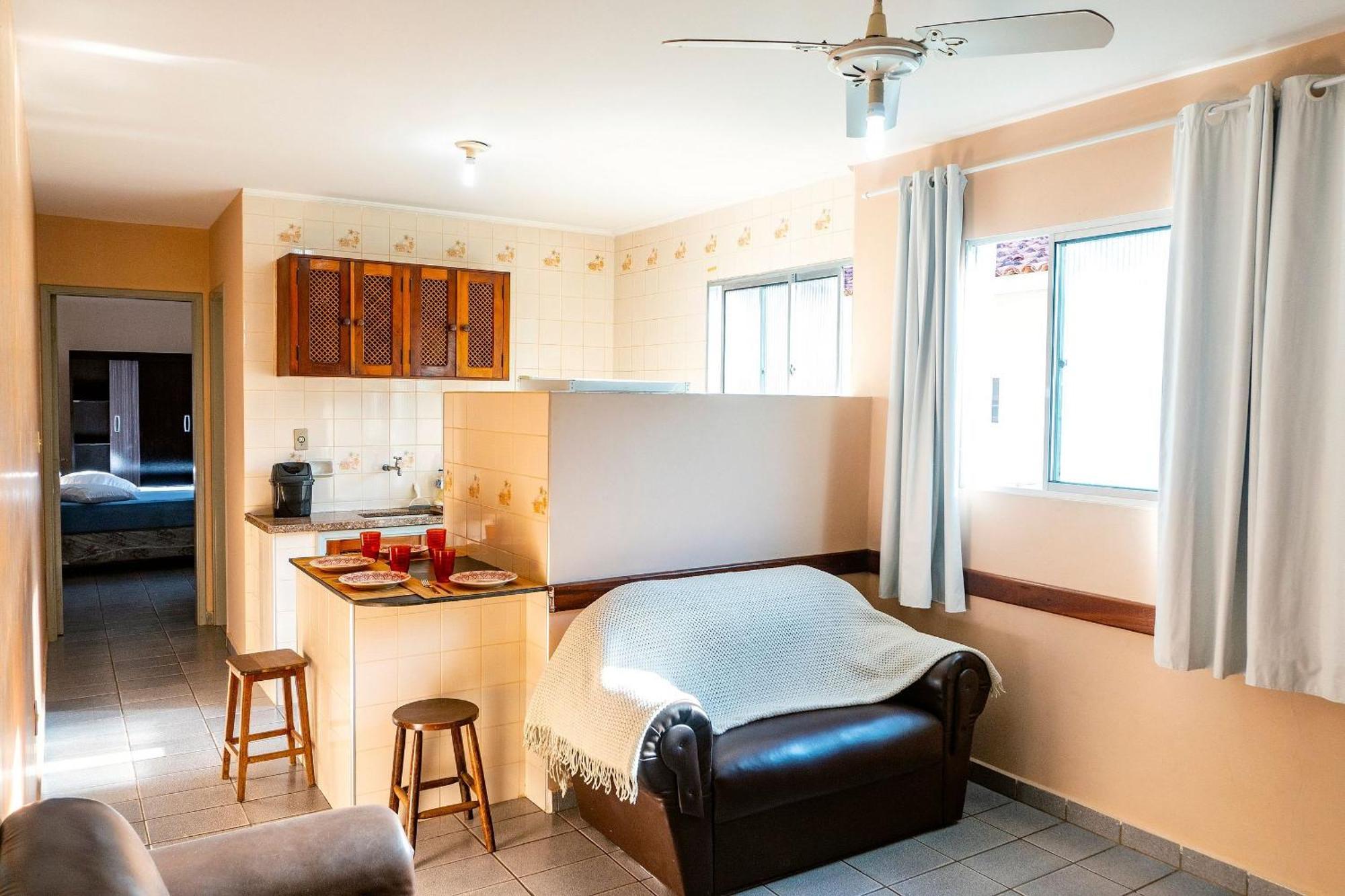 Apartamentos Incriveis Primeira Quadra Mar Wifi Ubatuba Luaran gambar